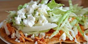 Receta de Tostada de Tinga